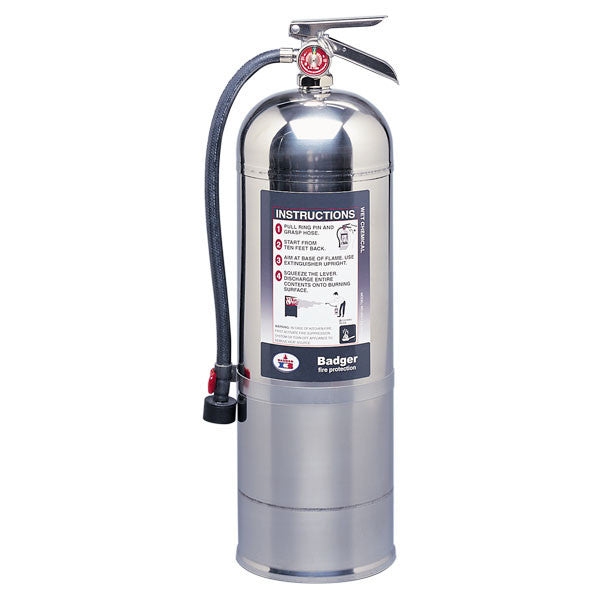 Badger Extra 2.5 gal Wet Chemical Extinguisher w/ Wall Hook - 3171