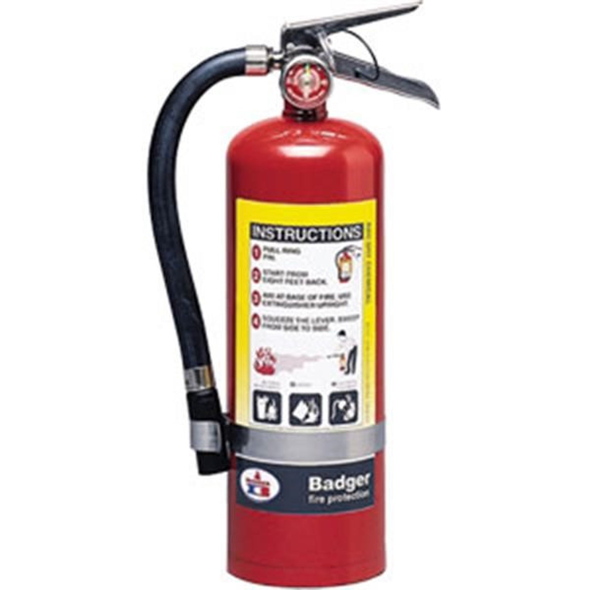 Badger Extra 5 lb ABC Fire Extinguisher w/ Wall Hook - 3390