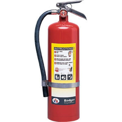 Badger Extra 10 lb ABC Fire Extinguisher w/ Wall Hook - 3396