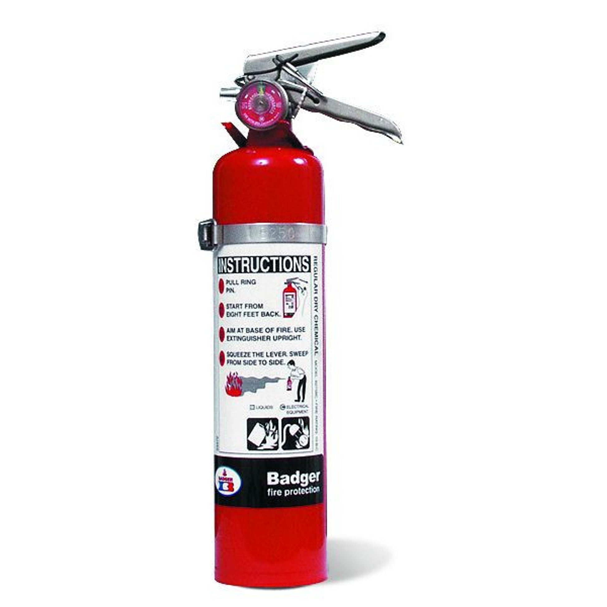 Badger Extra 2.75 lb ABC Fire Extinguisher w/ Vehicle Bracket - 3471