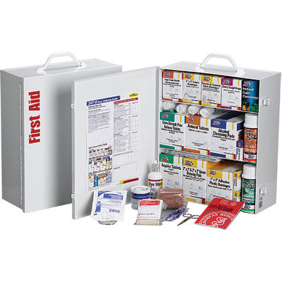 3-Shelf, 100-Person, 1092-Piece First Aid Station - 247OFAO