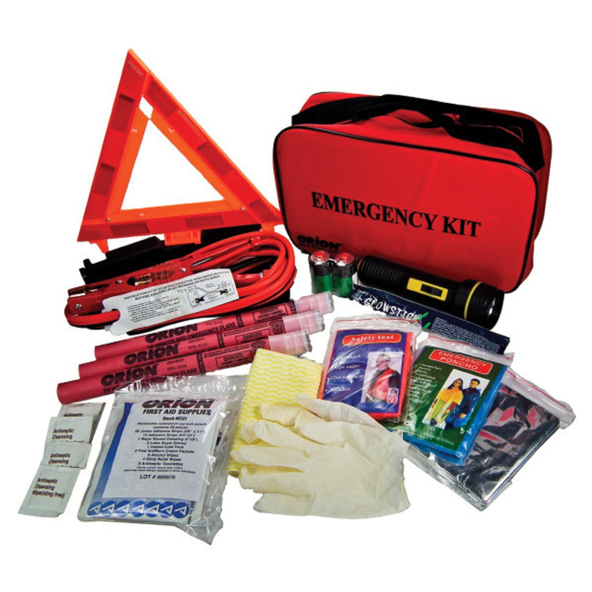 Orion Safety Deluxe Roadside Emergency Kit - 8901