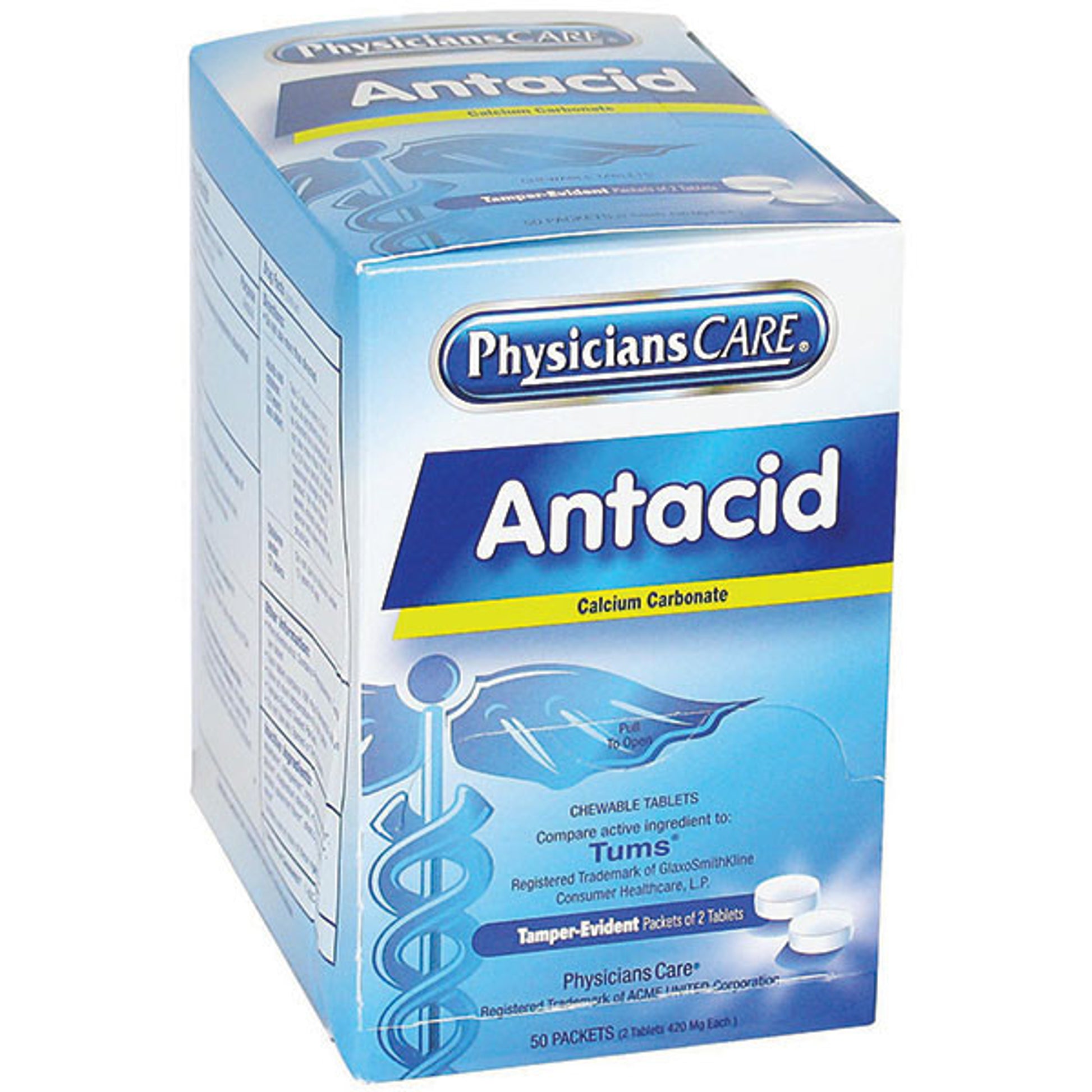 Antacids, 420 mg, 2 Pkg/50 ea - 90089