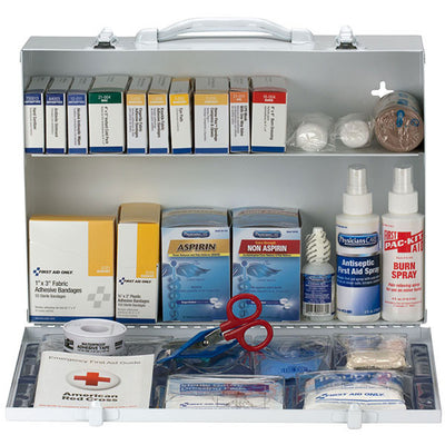 2-Shelf, 75-Person, 336-Pc ANSI A+ First Aid Station - 90572