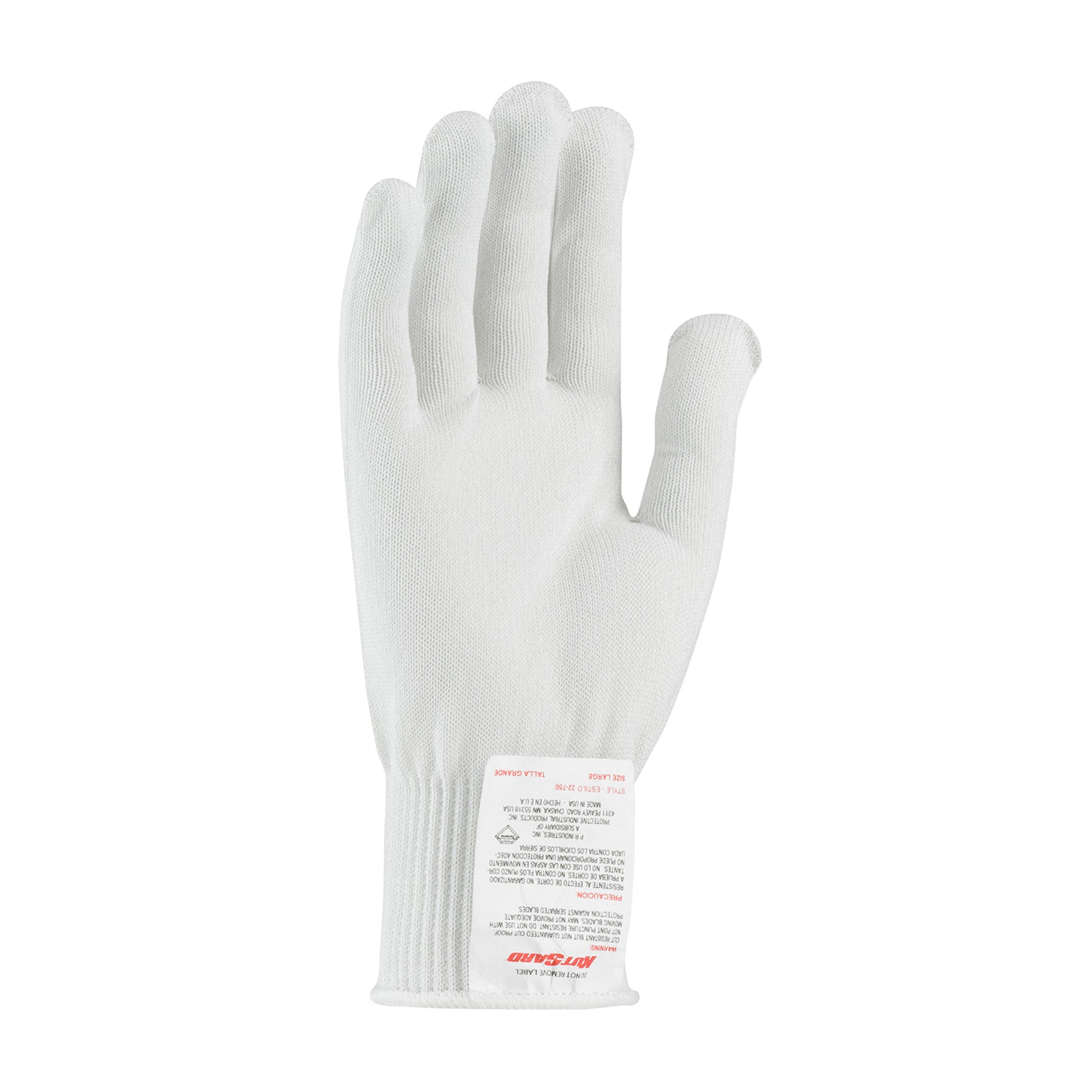Claw Cover Seamless Knit Dyneema Blended Antimicrobial Glove - Light Weight - White - 12/EA - 22-750