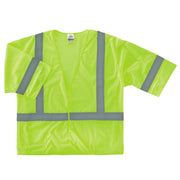 Ergodyne GloWear 8310HL Economy Hi-Vis Safety Vest - Type R, Class 3, Hook & Loop - Lime