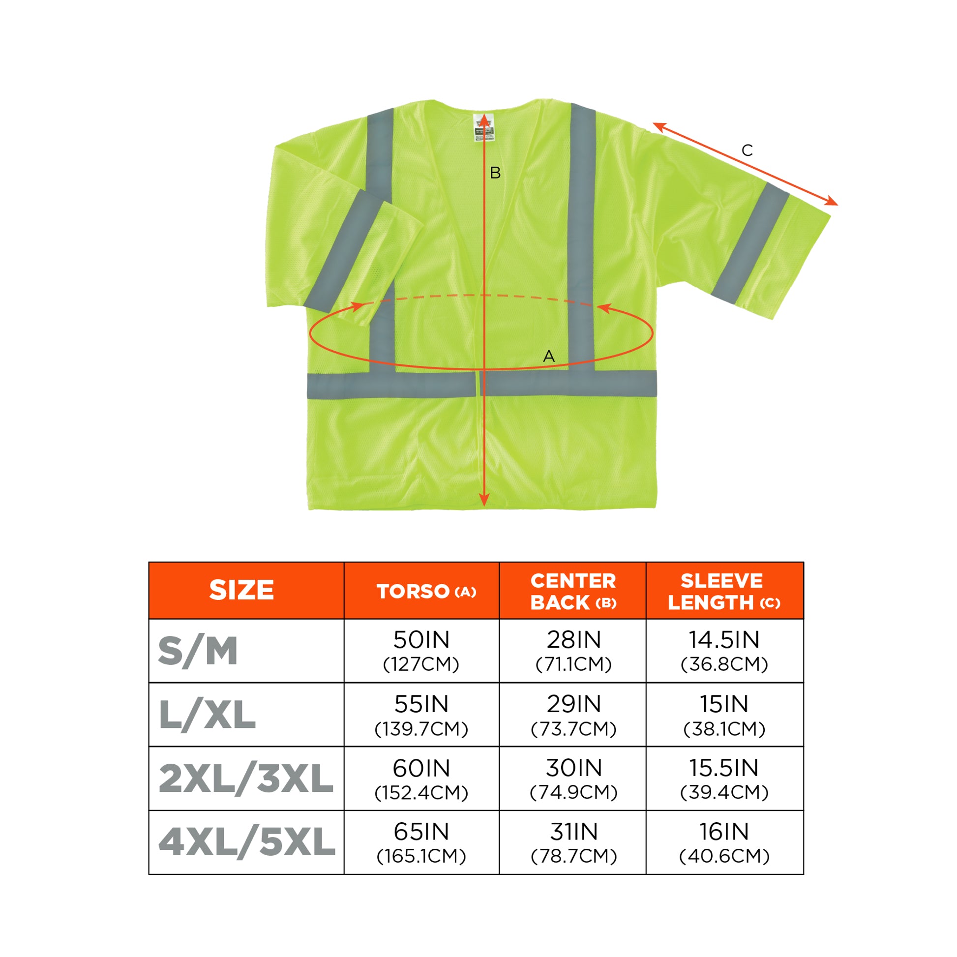 Ergodyne GloWear 8310HL Economy Hi-Vis Safety Vest - Type R, Class 3, Hook & Loop - Lime