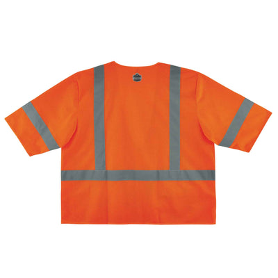 Ergodyne GloWear 8320Z Standard Hi-Vis Safety Vest - Type R, Class 3, Zipper - Orange