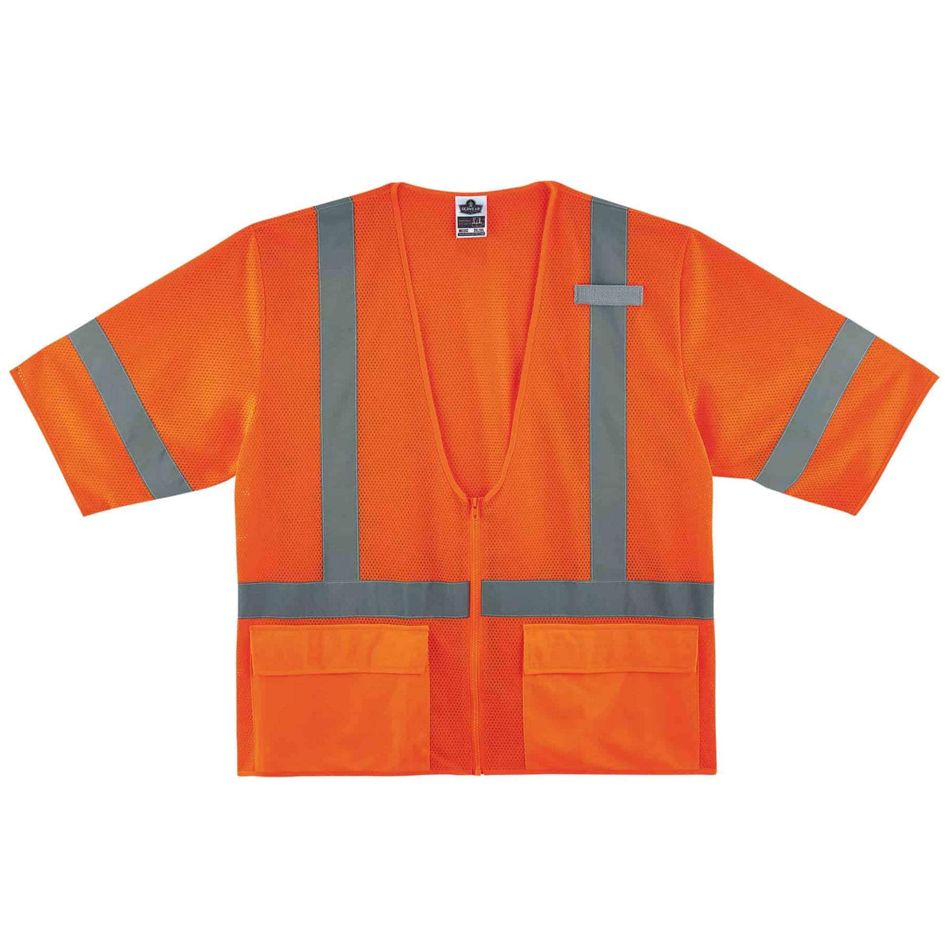 Ergodyne GloWear 8320Z Standard Hi-Vis Safety Vest - Type R, Class 3, Zipper - Orange