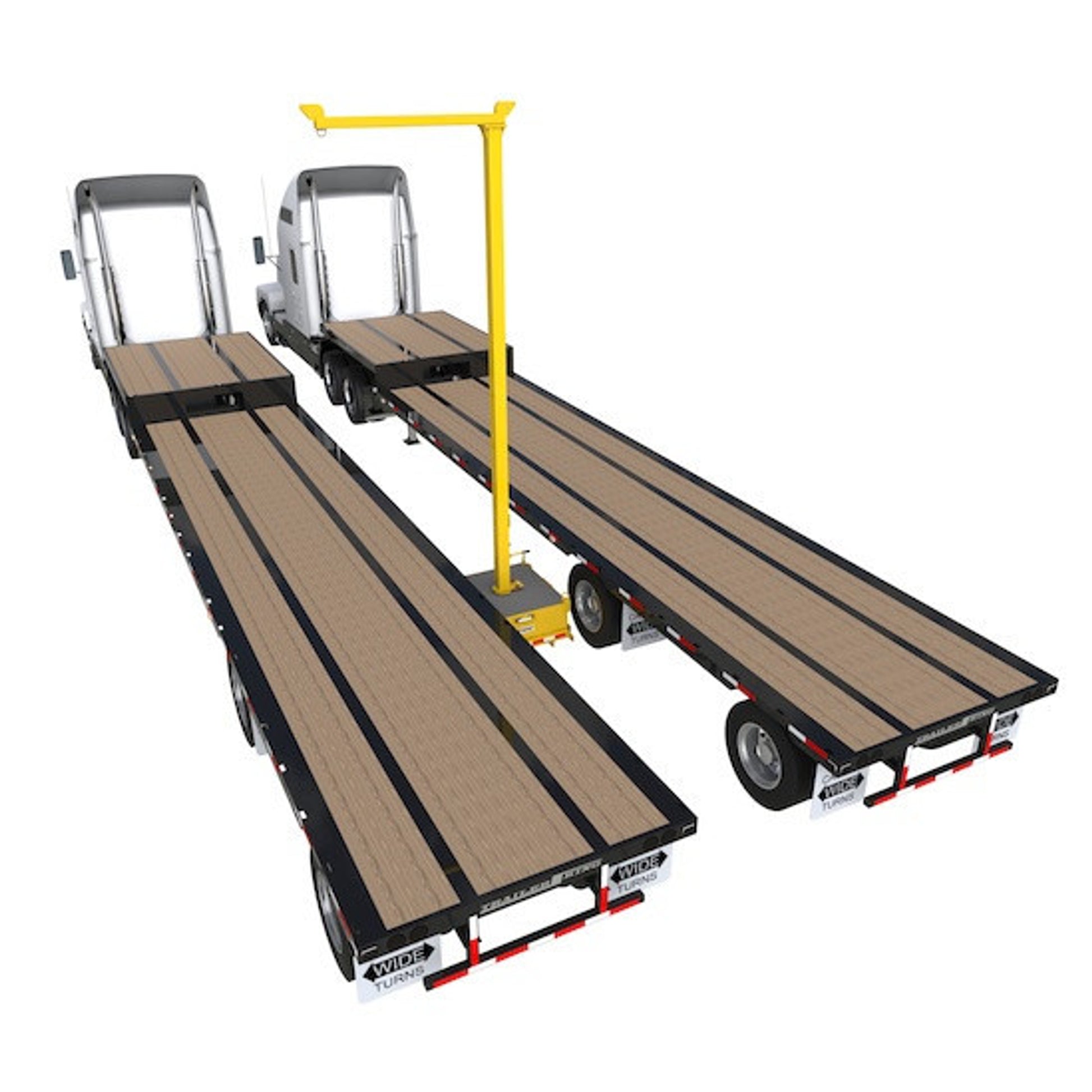 3M DBI-SALA 20 ft FlexiGuard SafRig with Counterweight Base and Self Retracting Lifeline - 8530595