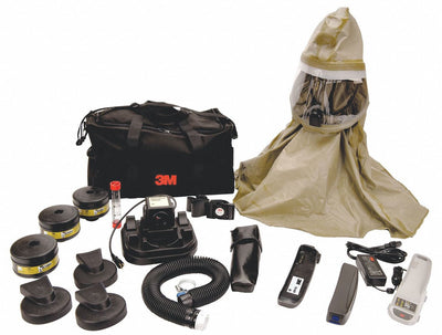 3M RBE-10BR First Responder Hood CBRN NiMH Battery PAPR System