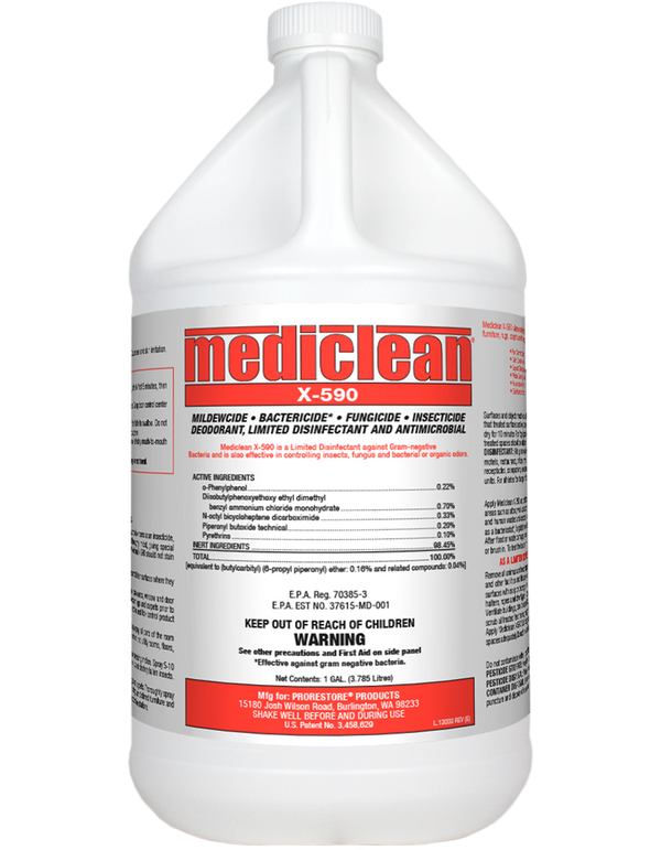 ProRestore Mediclean X-590 Ready To Use - 1 Gallon - 221552000