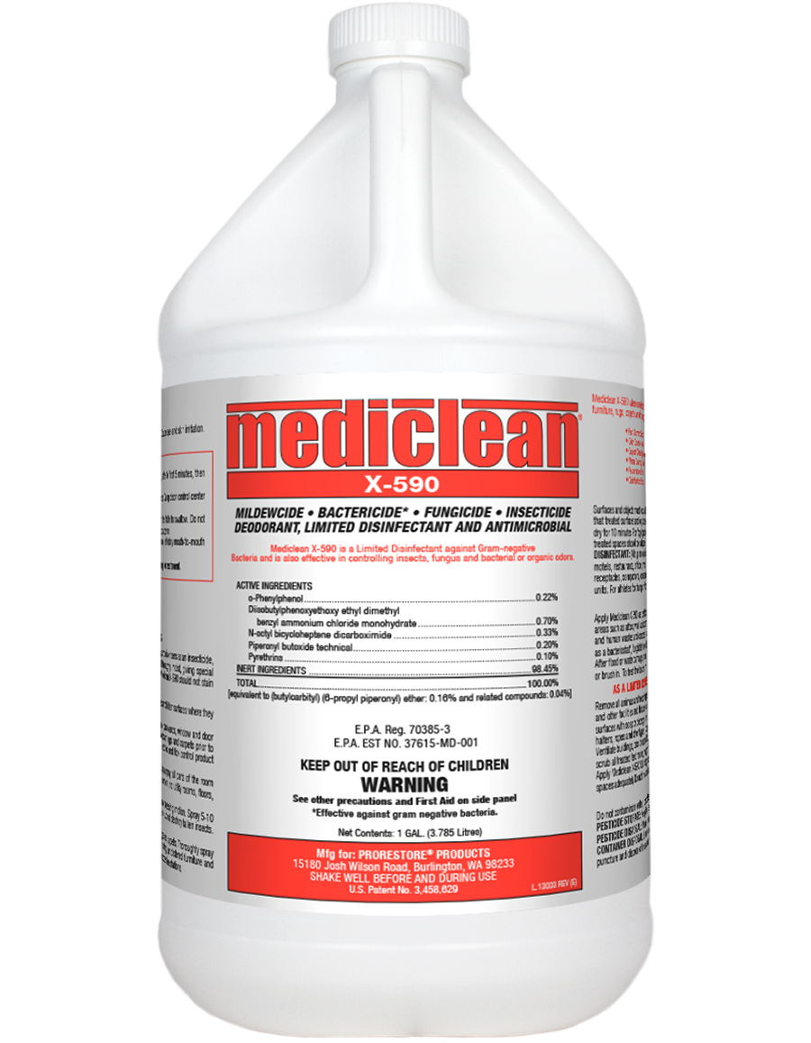 ProRestore Mediclean X-590 Ready To Use - 1 Gallon - 221552000