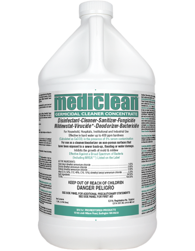 ProRestore Mediclean Germicidal Cleaner Concentrate - 1 Gallon - 221592905 - 4/Case