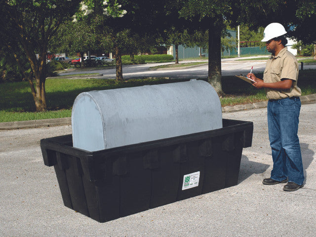 UltraTech Containment Sump 275:  With Drain - Black - 2801