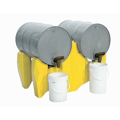 UltraTech Drum Rack P2 - Polyethylene - two-drum horizontal rack - 2389