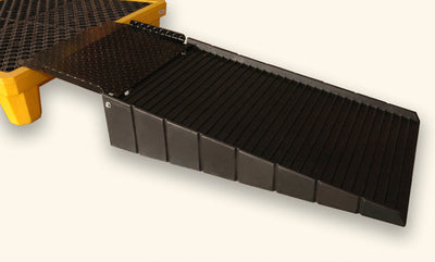 UltraTech Ramp - Polyethylene with 8" Steel Plate - 0676