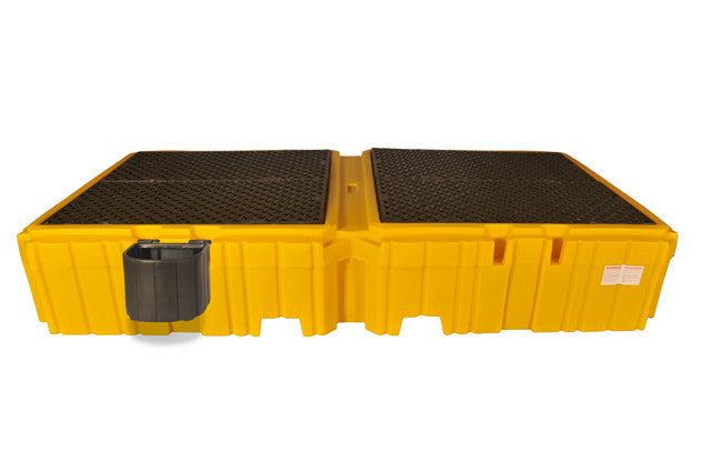 UltraTech Twin IBC Spill Pallet - With Drain - 1144