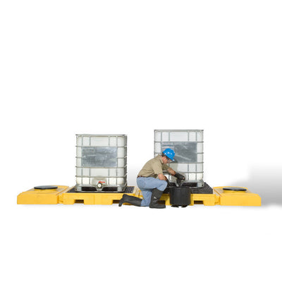 UltraTech Modular IBC Spill Pallet:  2 -Tank - Indoor Model - 1125