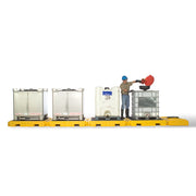 UltraTech Modular IBC Spill Pallet:  4 -Tank - Indoor Model - 1127
