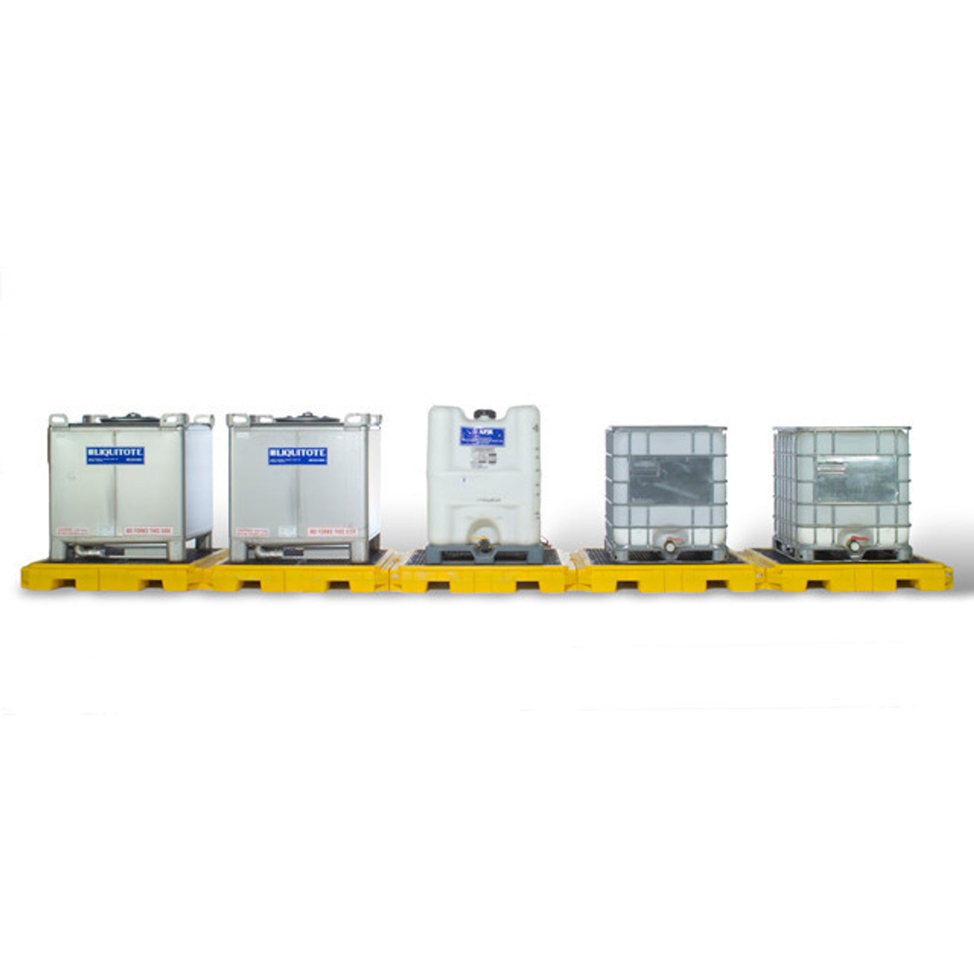 UltraTech Modular IBC Spill Pallet:  5 -Tank - Indoor Model - 1128