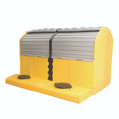 UltraTech Modular IBC Spill Pallet - 2-Tank - Outdoor Model - 1165
