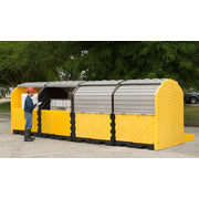 UltraTech Modular IBC Spill Pallet:  4 -Tank - Outdoor Model - 1167
