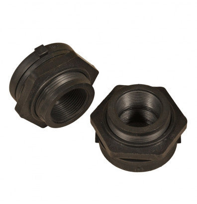 UltraTech Bulkhead Fittings - Set of (2) - for Modular IBC Spill Pallet - 1117