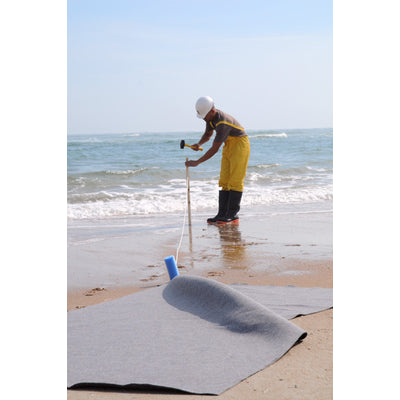 UltraTech Oil Blanket -  - Surf Model 10' W x 5'L - Two 25' Tethers and Two 36" Wooden Stakes - 5206