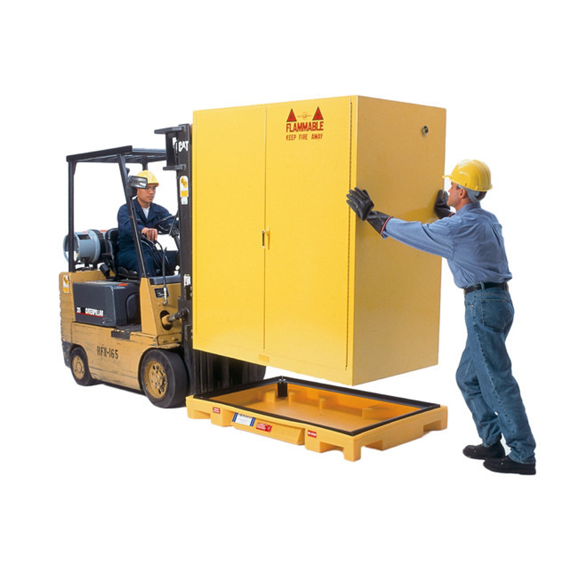 UltraTech Safety Cabinet Bladder System  - Containment Unit for Two Drum (Vertical) Safety Cabinets - 2421