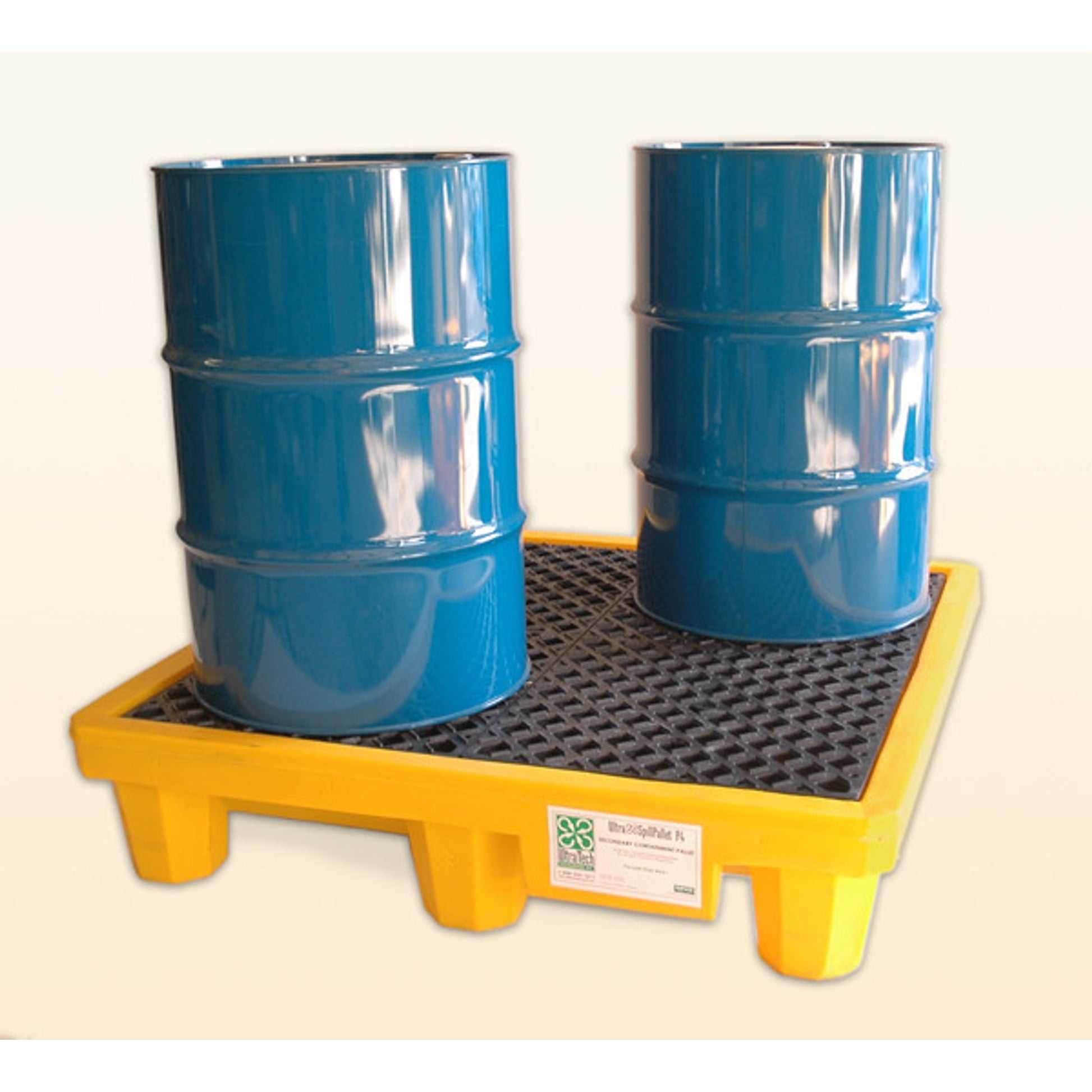 UltraTech Spill Pallet P4 - No Drain - Yellow - 1000