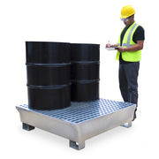 UltraTech Ultra -Steel Spill Pallet - 4 Drum - 1182