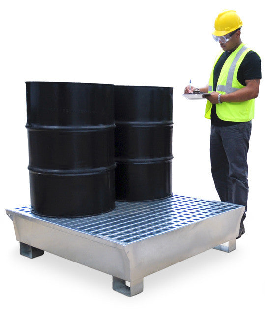 UltraTech Ultra -Steel Spill Pallet - 4 Drum - 1182