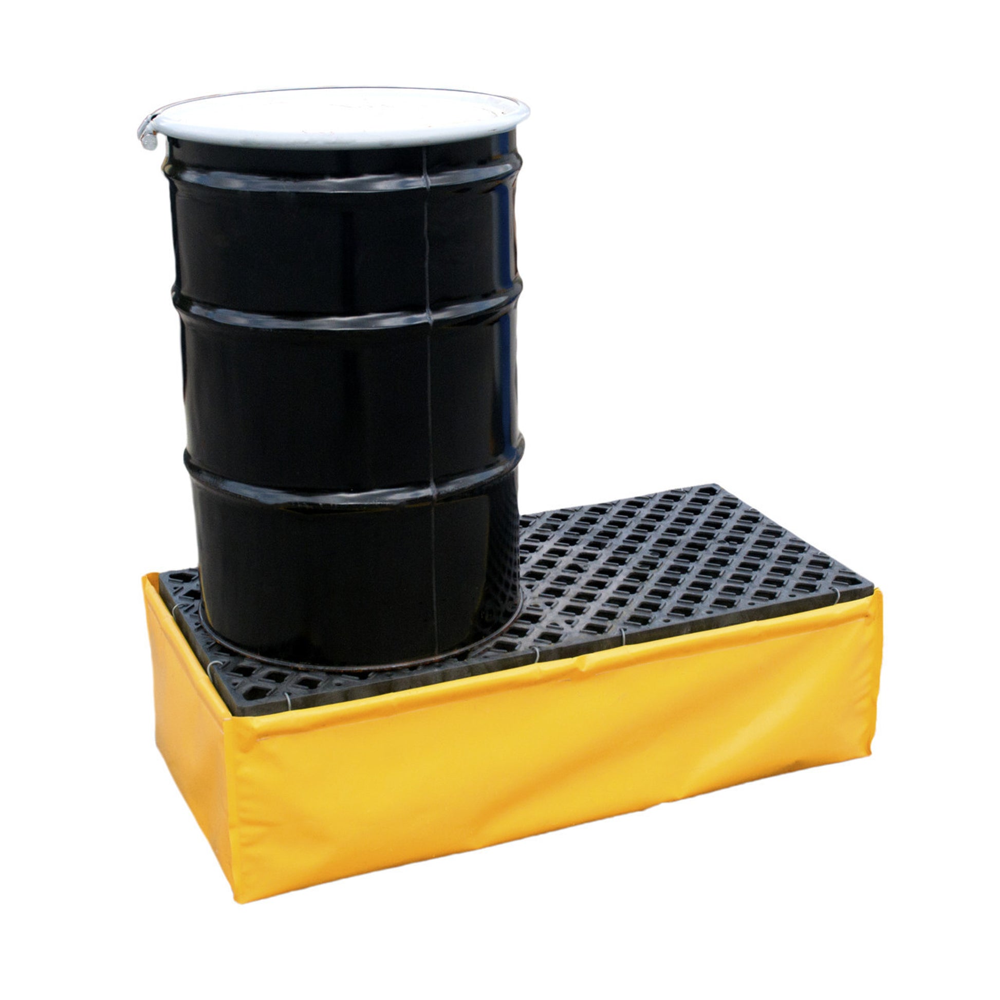 UltraTech Spill Pallet P2 - Flexible Model - With Drain - Yellow - 1345