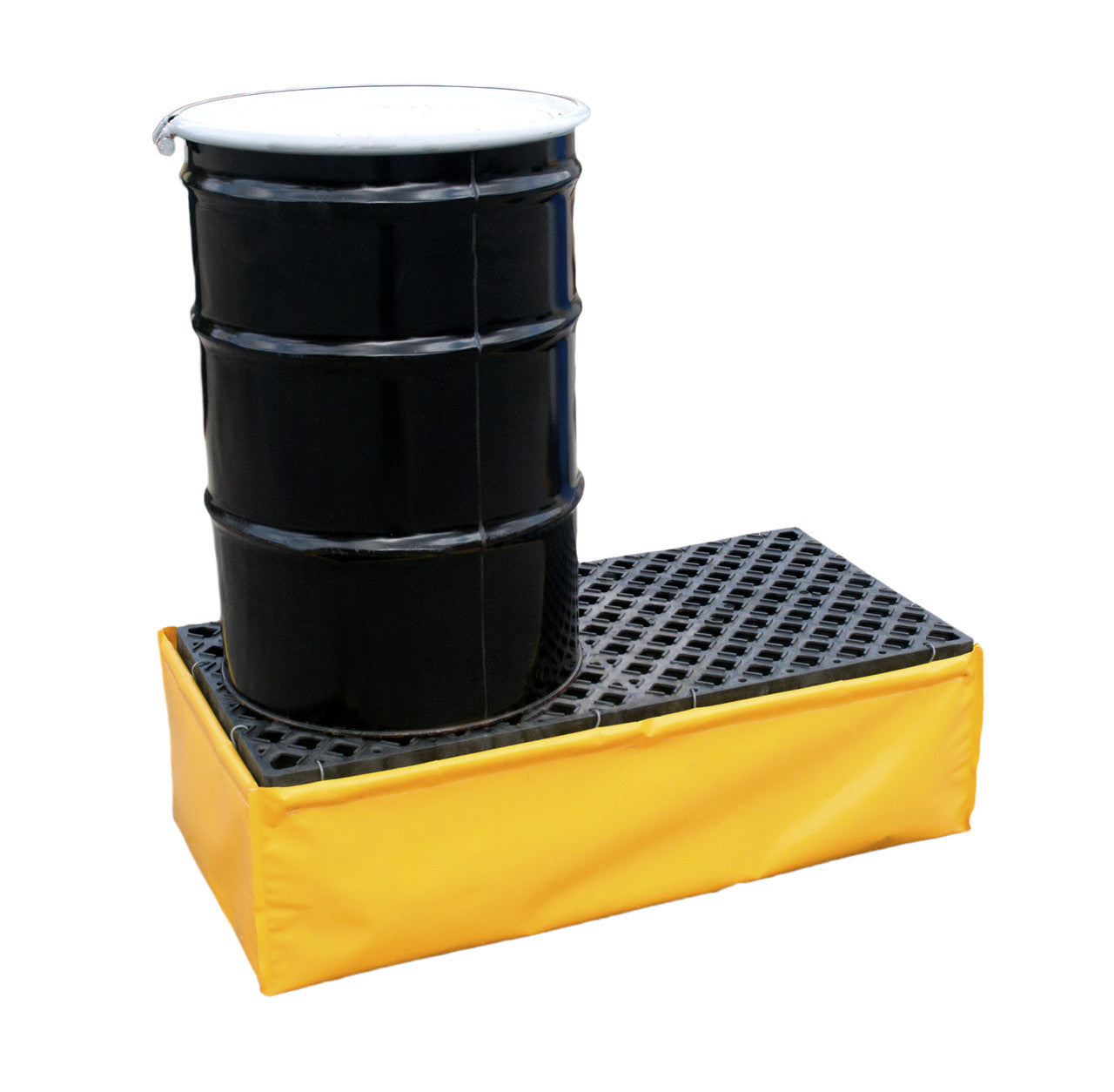 UltraTech Spill Pallet P2 - Flexible Model - With Drain - Yellow - 1345