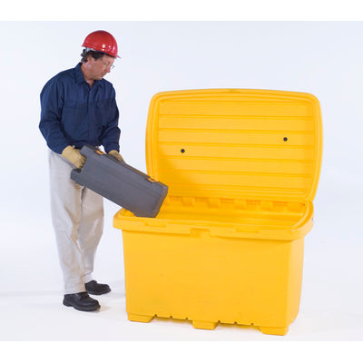 UltraTech Utility Box - 15 cubic foot capacity -  no wheels - Yellow - 0862