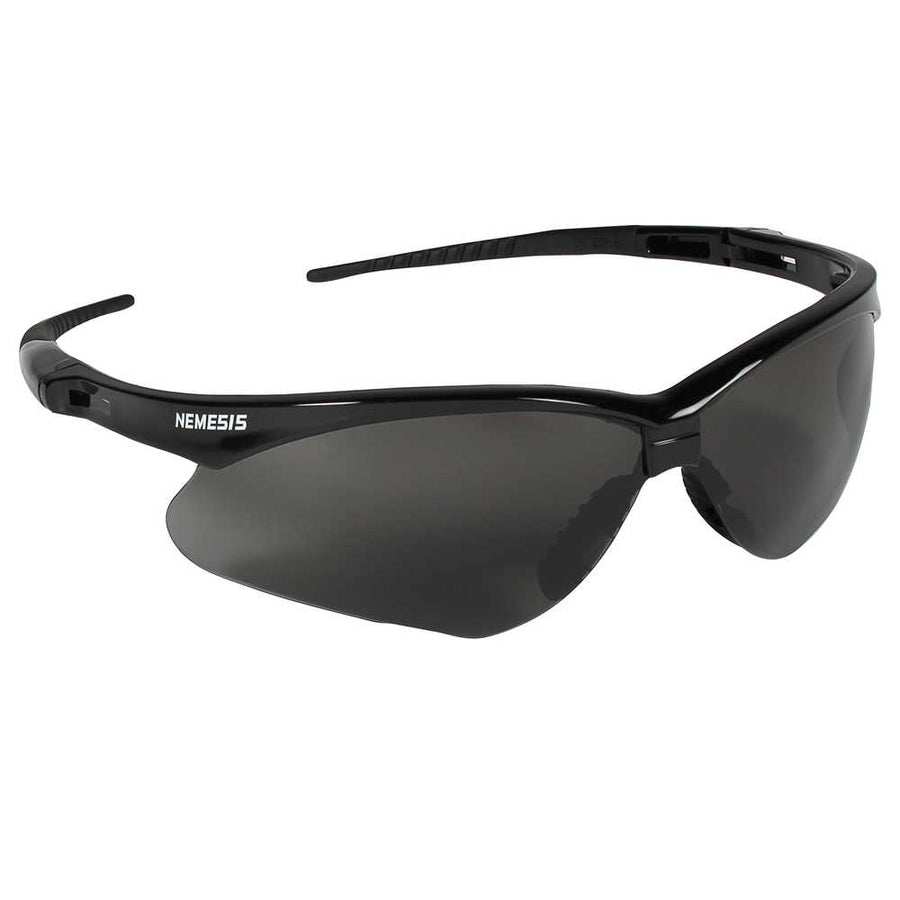 Jackson Safety Nemesis Smoke Anti-Fog Safety Glasses with Black Frame - 22475 - Box of 12