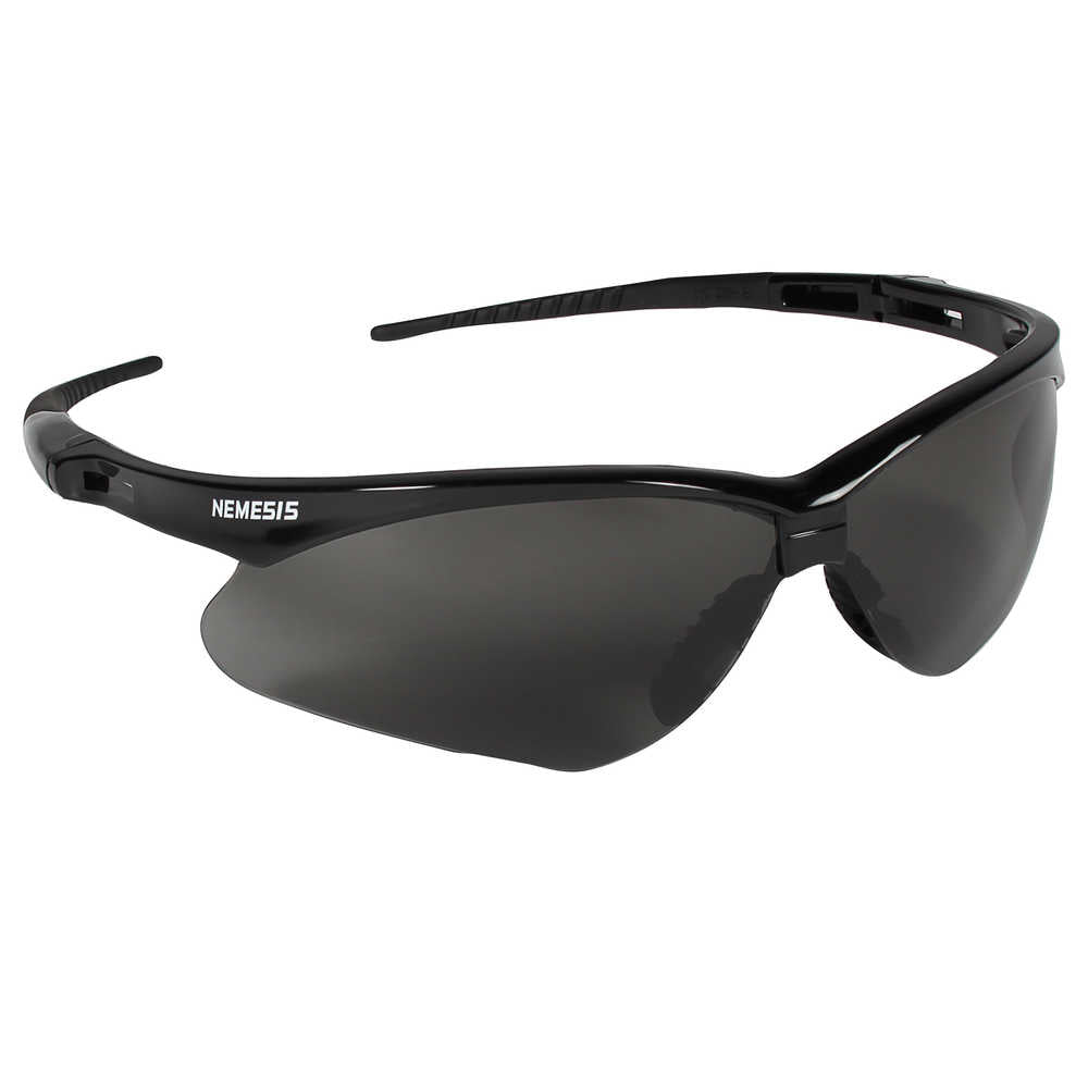 Jackson Safety Nemesis Smoke Anti-Fog Safety Glasses with Black Frame - 22475 - Box of 12