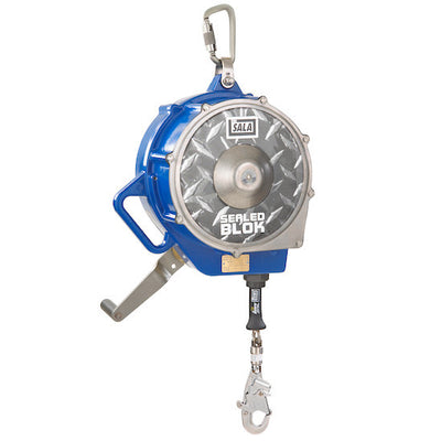 130 Ft (39m) Sealed-Blok with Stainless Steel Lifeline and Retrieval Winch