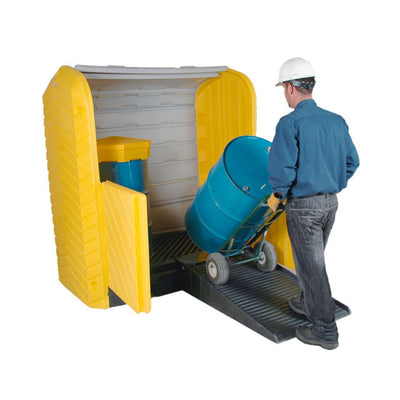 UltraTech Hard Top P2 Plus Spill Pallet - With Drain - 9613