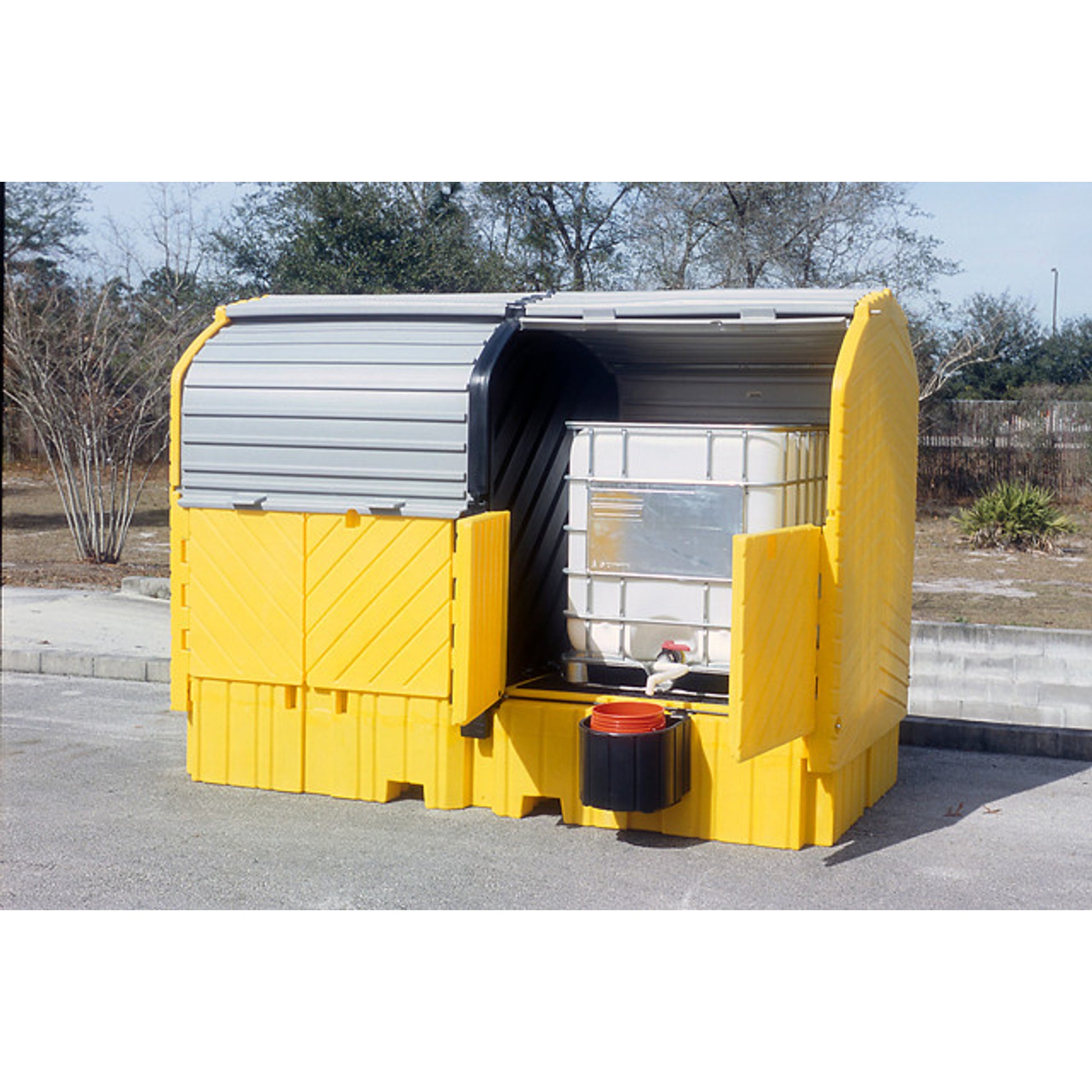 UltraTech Twin IBC Hard Top - No Drain - 1148