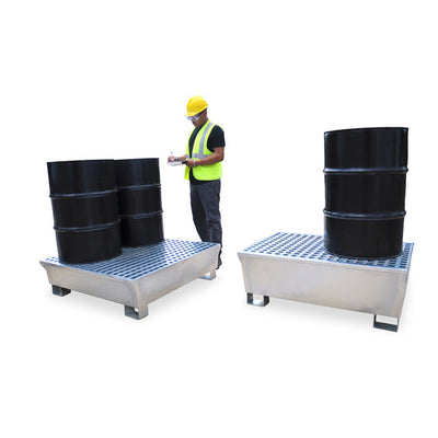 UltraTech Steel Spill Pallet - 4 Drum - 1182