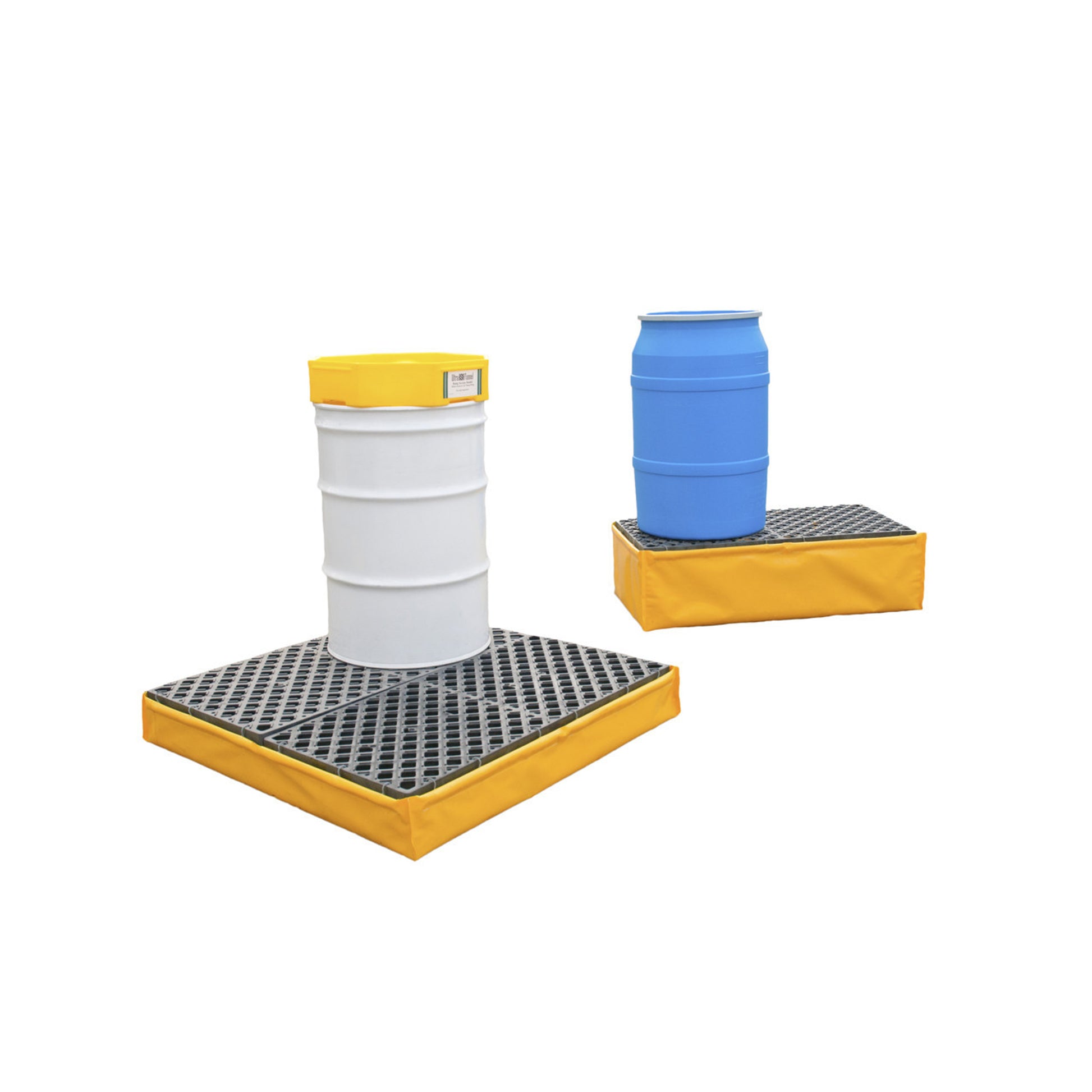 UltraTech Spill Pallet P4 Flexible Model - With Drain - Yellow - 1346