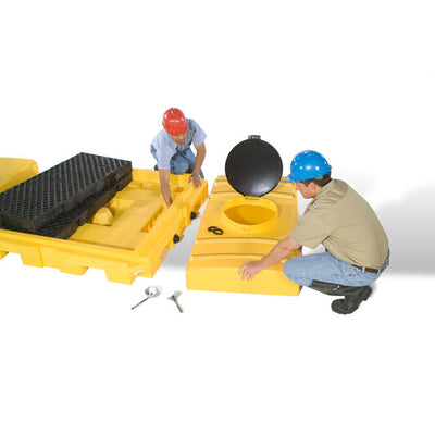 UltraTech Modular IBC Spill Pallet - 2-Tank - Outdoor Model - 1165
