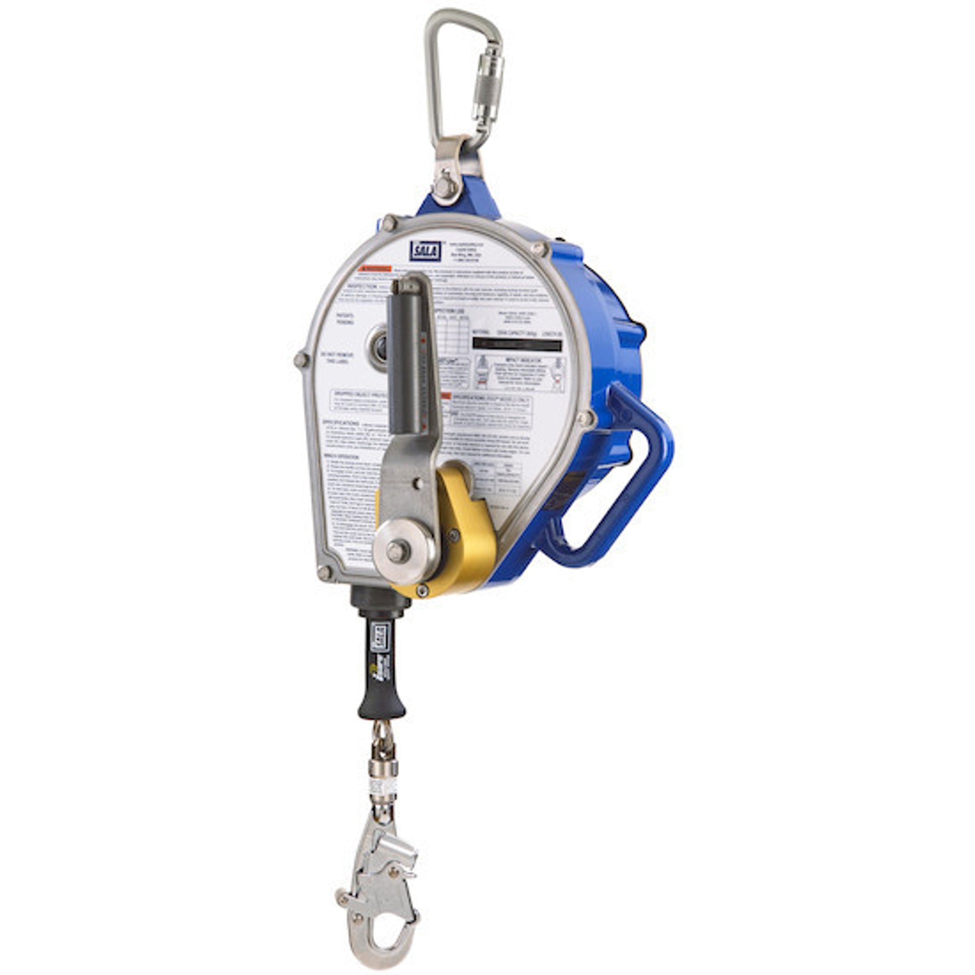 85 Ft (25.5 m) Sealed-Blok with Stainless Steel Lifeline and Retrieval Winch