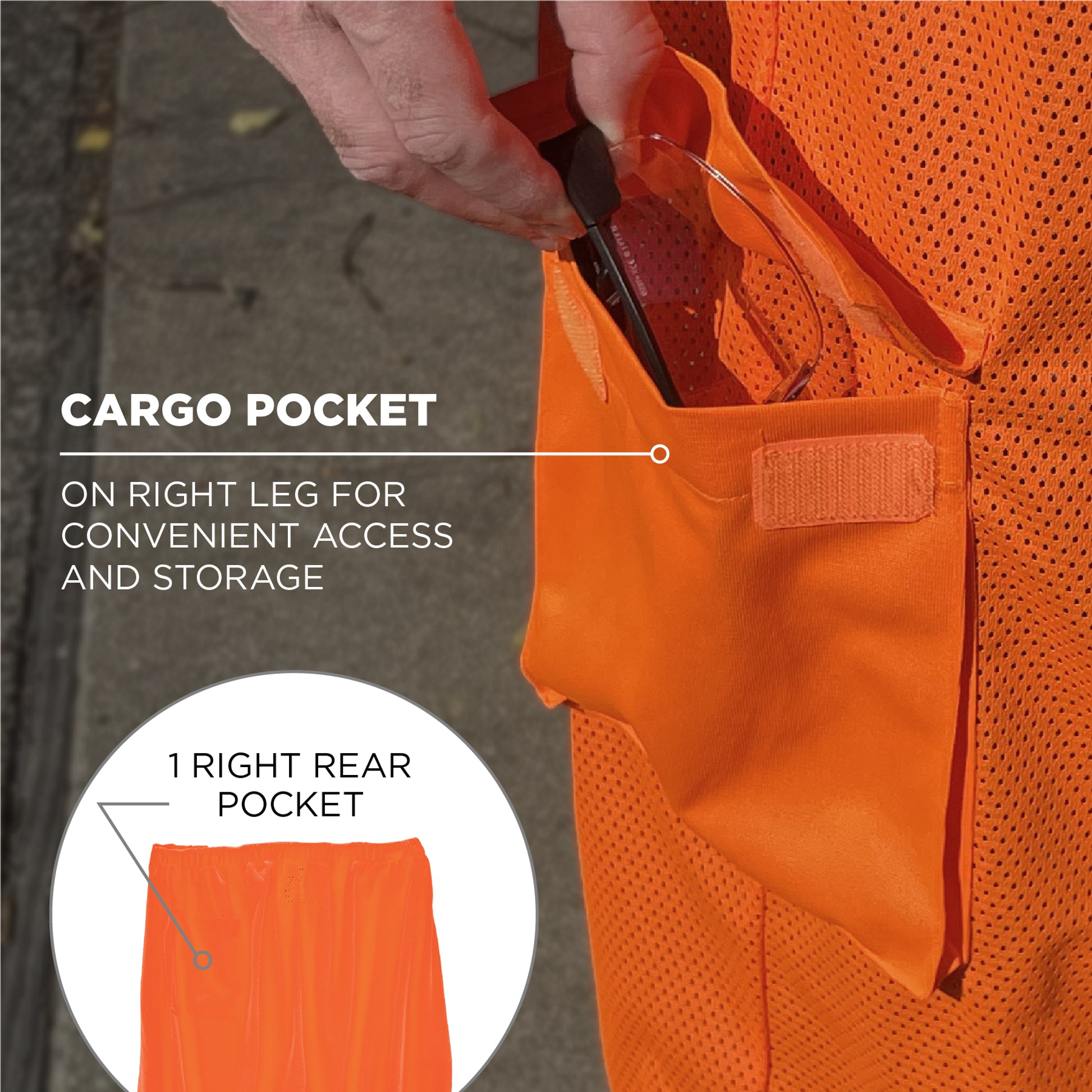 Ergodyne GloWear 8910 Hi-Vis Pants - Class E - Orange