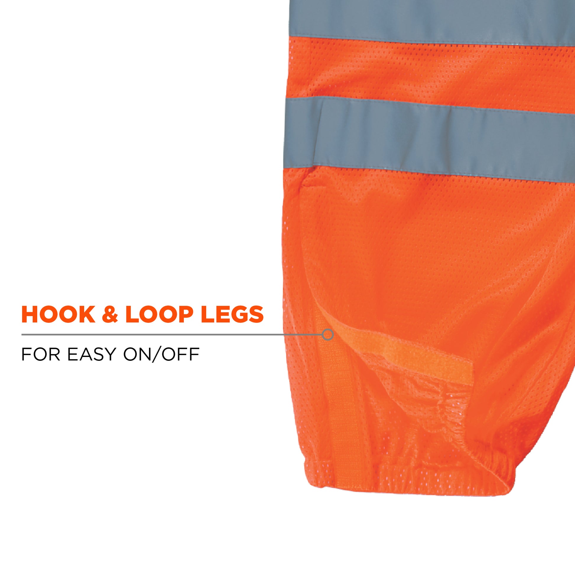 Ergodyne GloWear 8910 Hi-Vis Pants - Class E - Orange