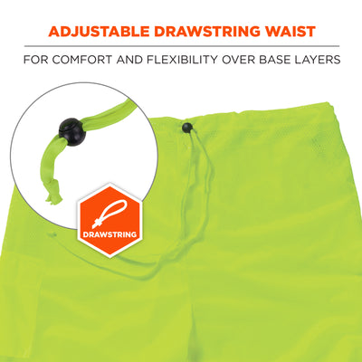 Ergodyne GloWear 8911 Hi-Vis Two-Tone Pants - Class E - Lime