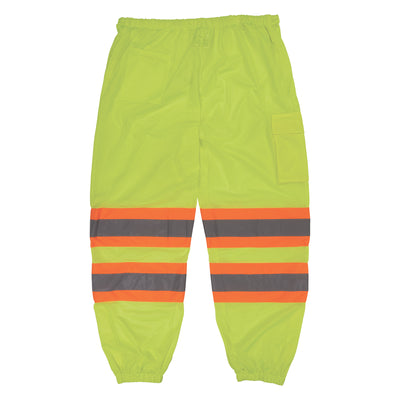 Ergodyne GloWear 8911 Hi-Vis Two-Tone Pants - Class E - Lime