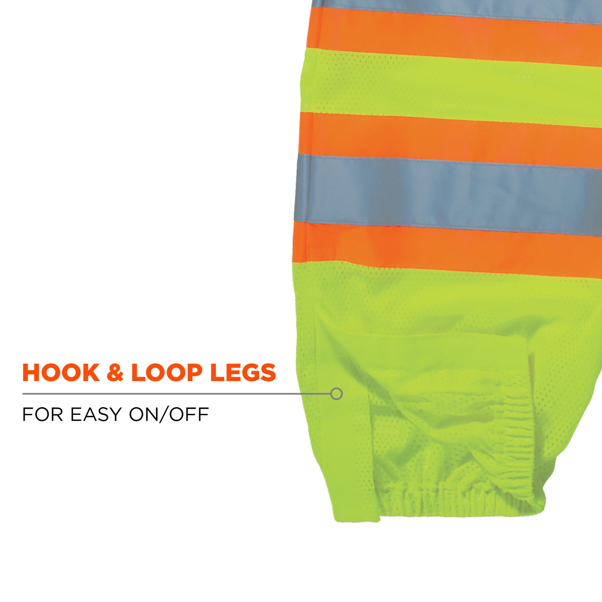Ergodyne GloWear 8911 Hi-Vis Two-Tone Pants - Class E - Lime